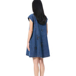 RUELLE' EMBELLISHED DENIM DRESS - Kanika Goyal Label