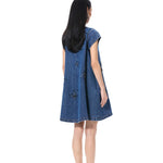 RUELLE' EMBELLISHED DENIM DRESS - Kanika Goyal Label