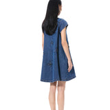 RUELLE' EMBELLISHED DENIM DRESS - Kanika Goyal Label