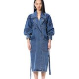 RUELLE' EMBELLISHED TRENCH DRESS - Kanika Goyal Label