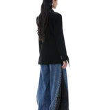 'SHADOWFLARE' DENIM PANTS - Kanika Goyal Label