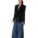 'SHADOWFLARE' DENIM PANTS - Kanika Goyal Label
