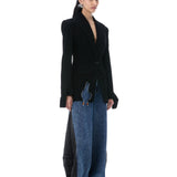SHADOWFLARE DENIM PANTS - Kanika Goyal Label