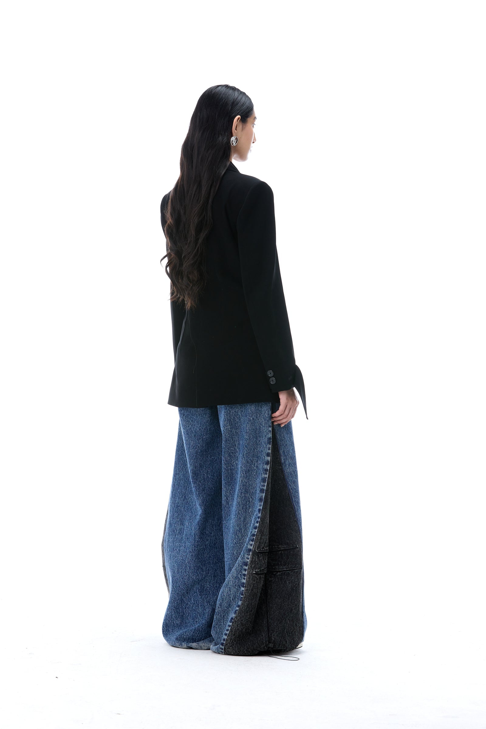 SHADOWFLARE DENIM PANTS - Kanika Goyal Label