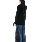 'SHADOWFLARE' DENIM PANTS - Kanika Goyal Label