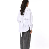 'SKYLUME' BLACK EMBELLISHED DENIM PANTS - Kanika Goyal Label