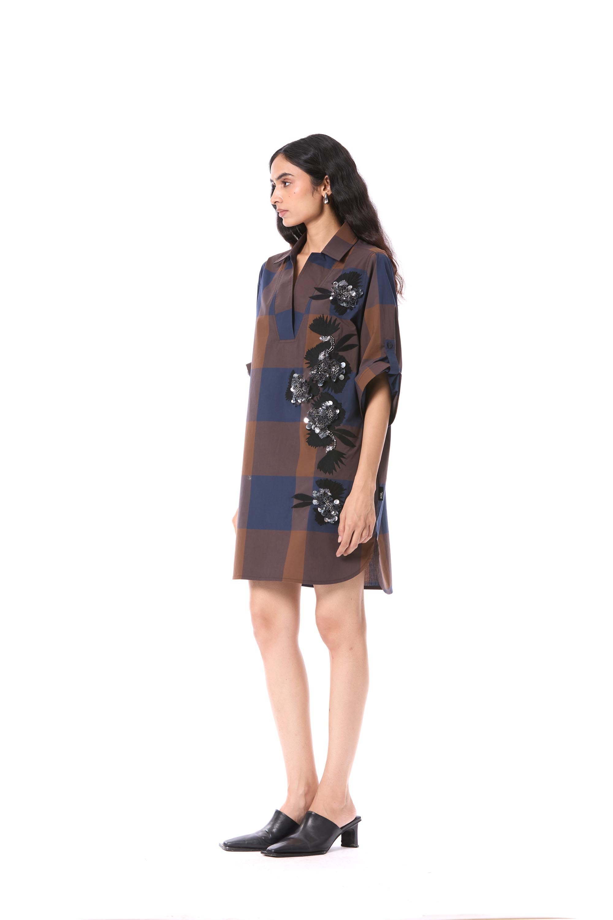 SOFT BRIAR' EMBELLISHED DRESS - Kanika Goyal Label
