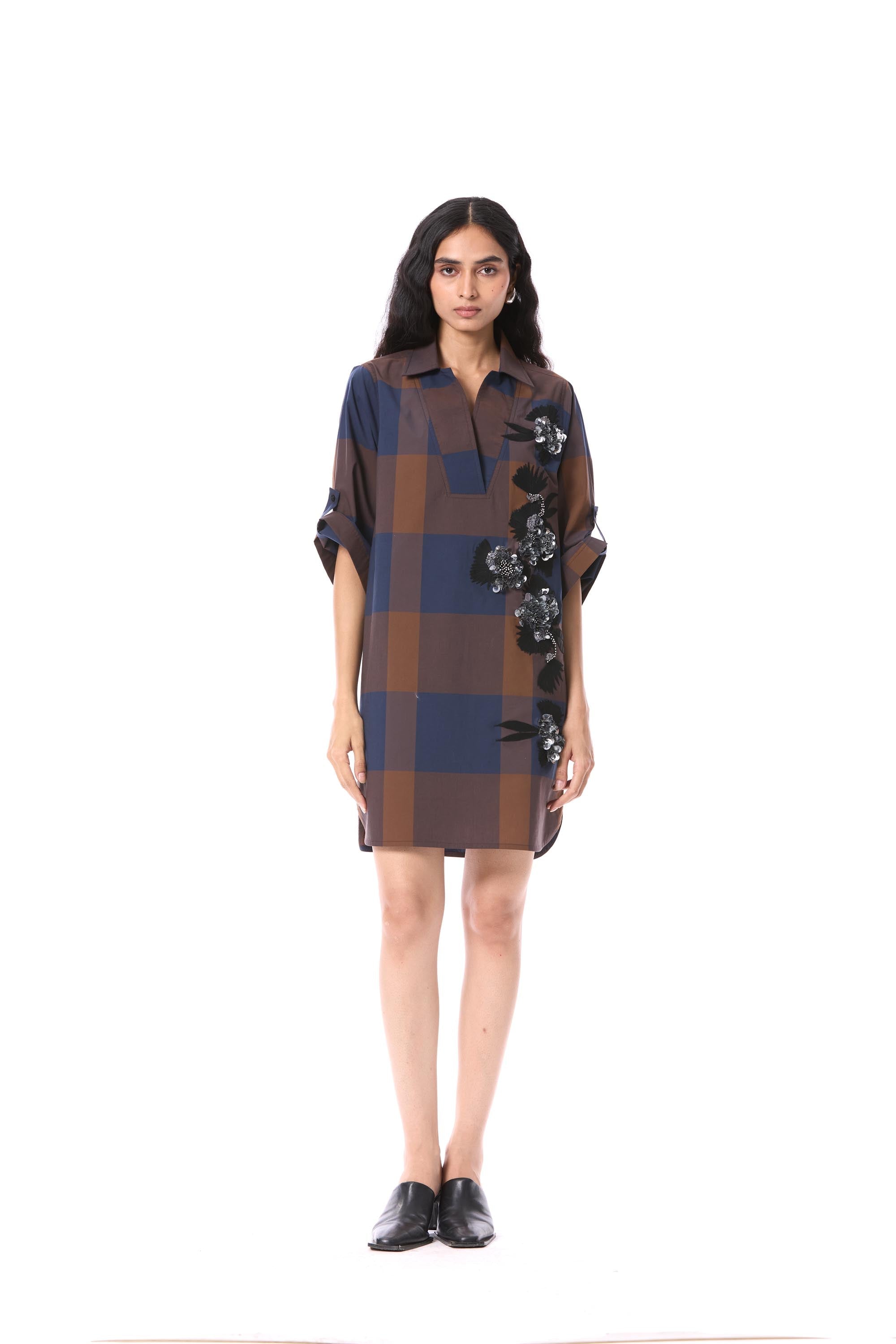 SOFT BRIAR' EMBELLISHED DRESS - Kanika Goyal Label