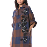 SOFT BRIAR' EMBELLISHED DRESS - Kanika Goyal Label