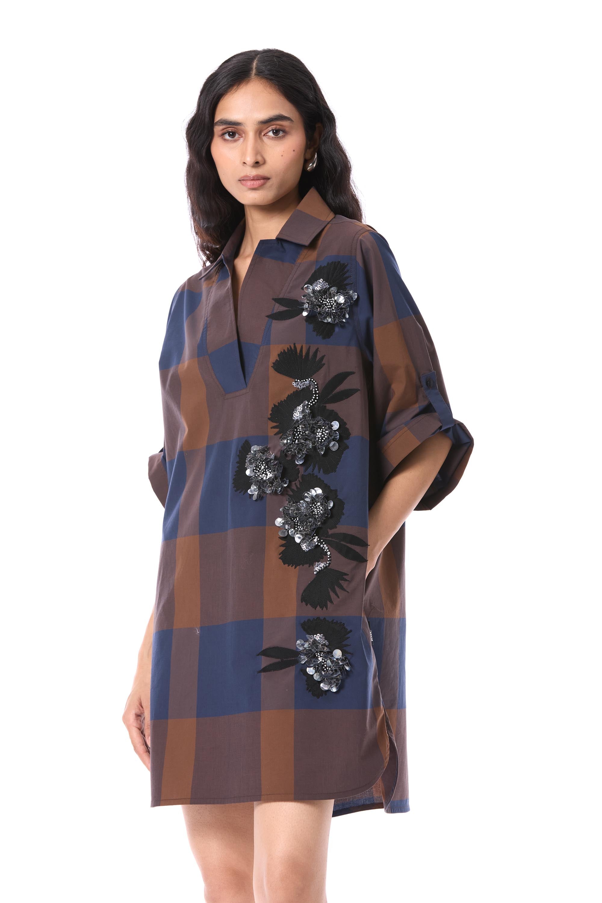 SOFT BRIAR' EMBELLISHED DRESS - Kanika Goyal Label