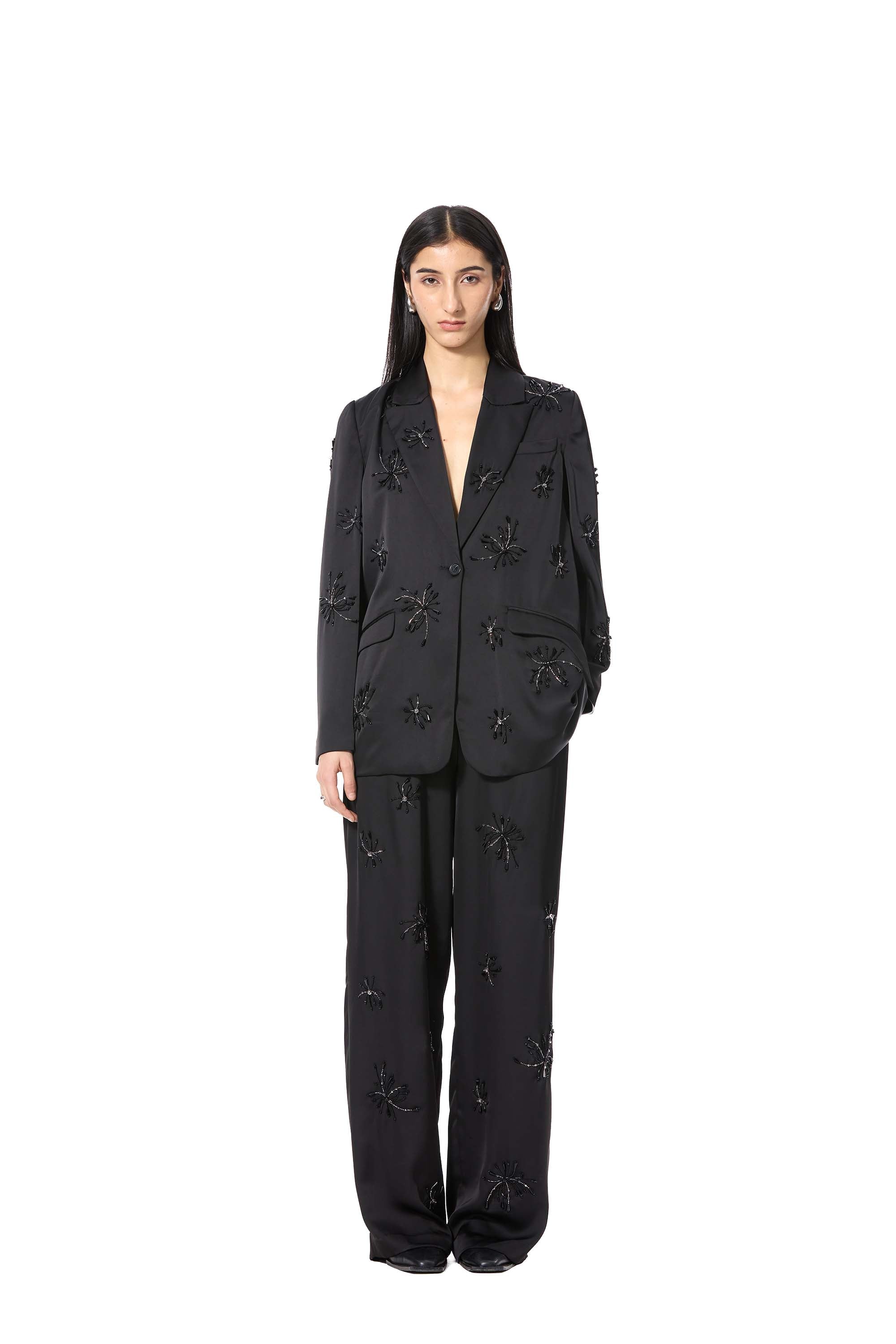SOLAR DUST' EMBELLISHED BLAZER - Kanika Goyal Label