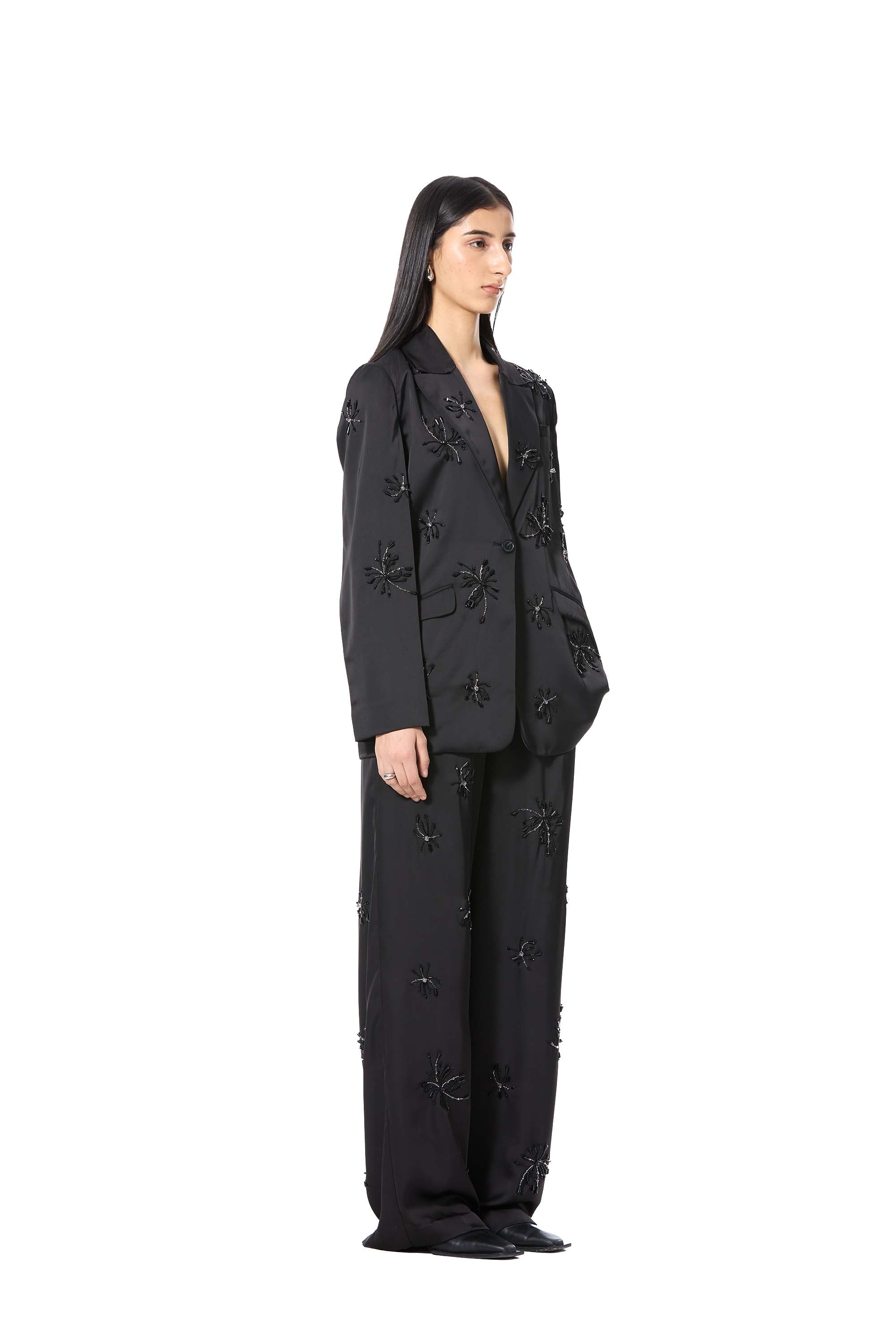 SOLAR DUST' EMBELLISHED BLAZER - Kanika Goyal Label