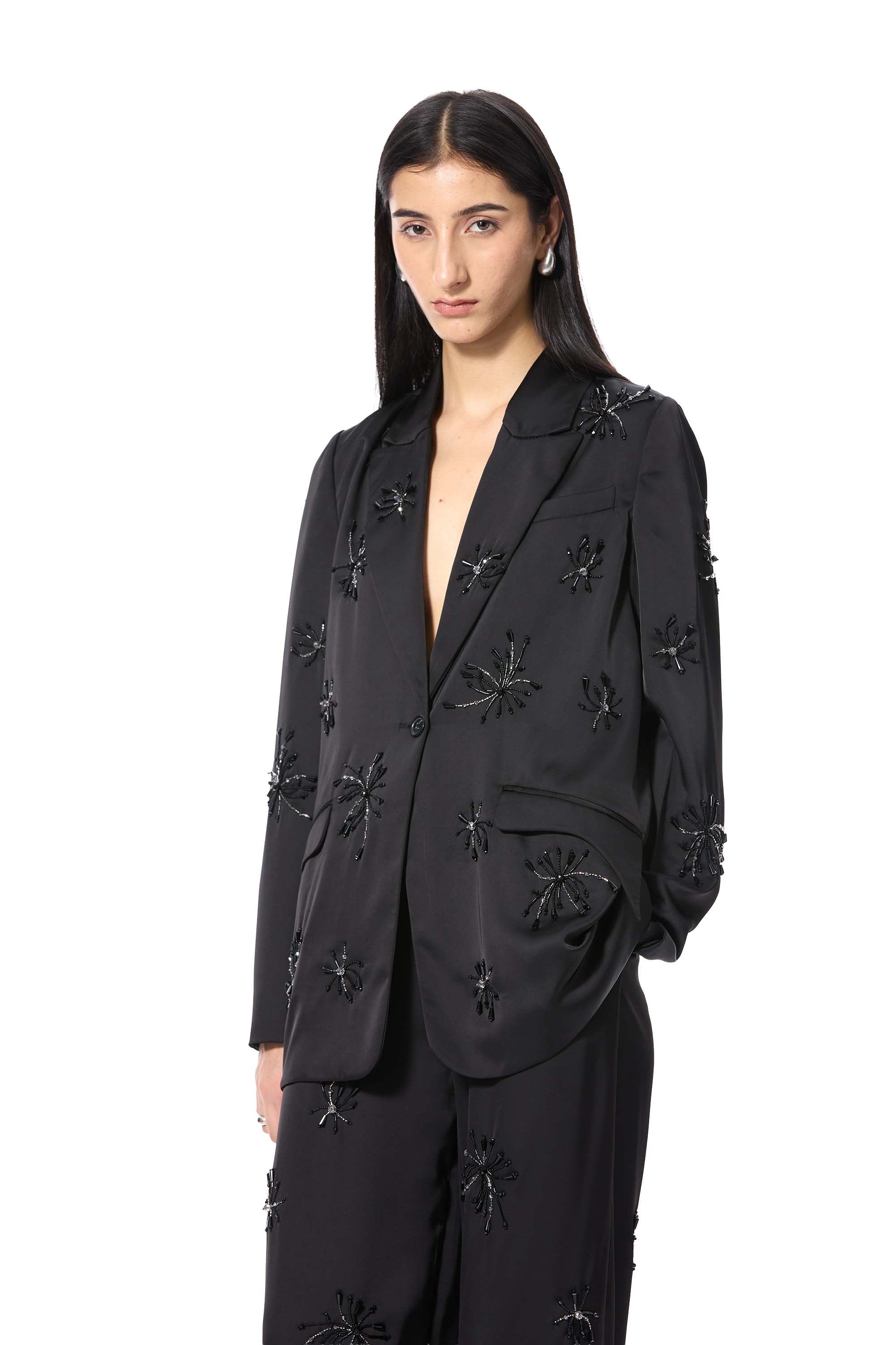 SOLAR DUST' EMBELLISHED BLAZER - Kanika Goyal Label