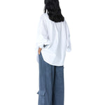 ‘SOLEIL' Denim Appliquè Shirt - Kanika Goyal Label