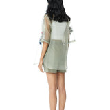 SOLEIL Embellished Organza Shirt - Kanika Goyal Label