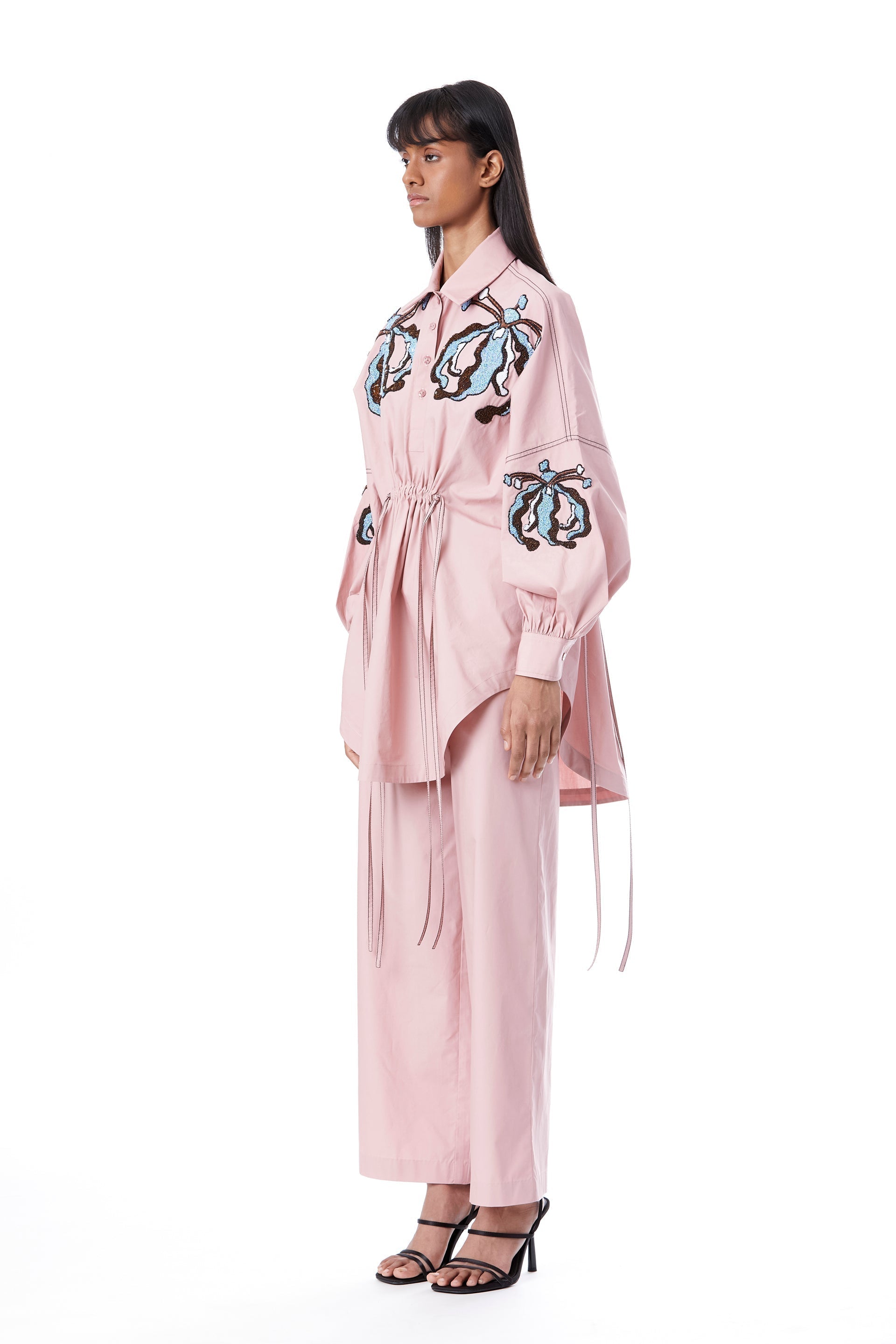 Solid Ankle Length Pants - Kanika Goyal Label