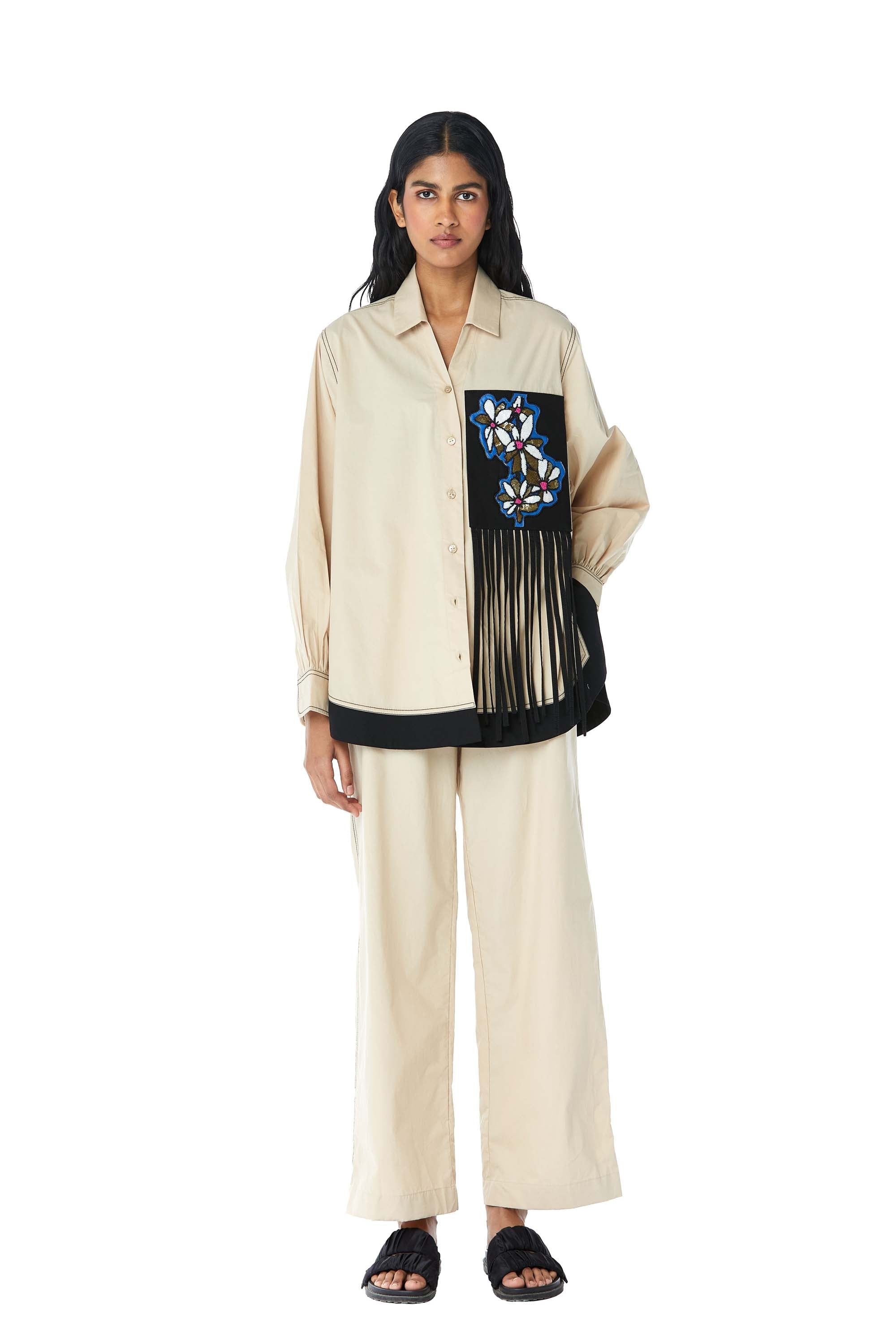 Solid Ankle Length Pants - Kanika Goyal Label