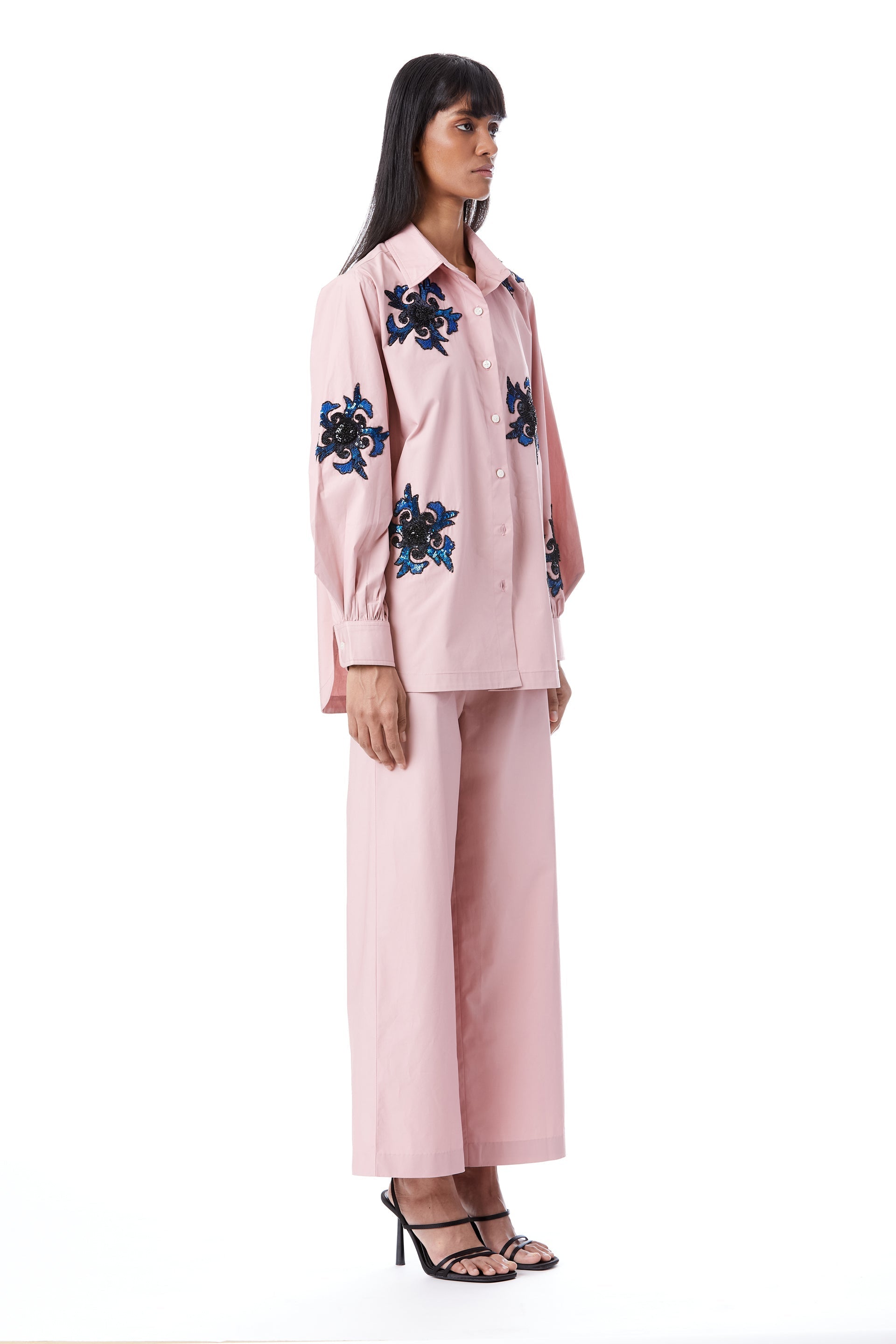 Solid Ankle Length Pants - Kanika Goyal Label