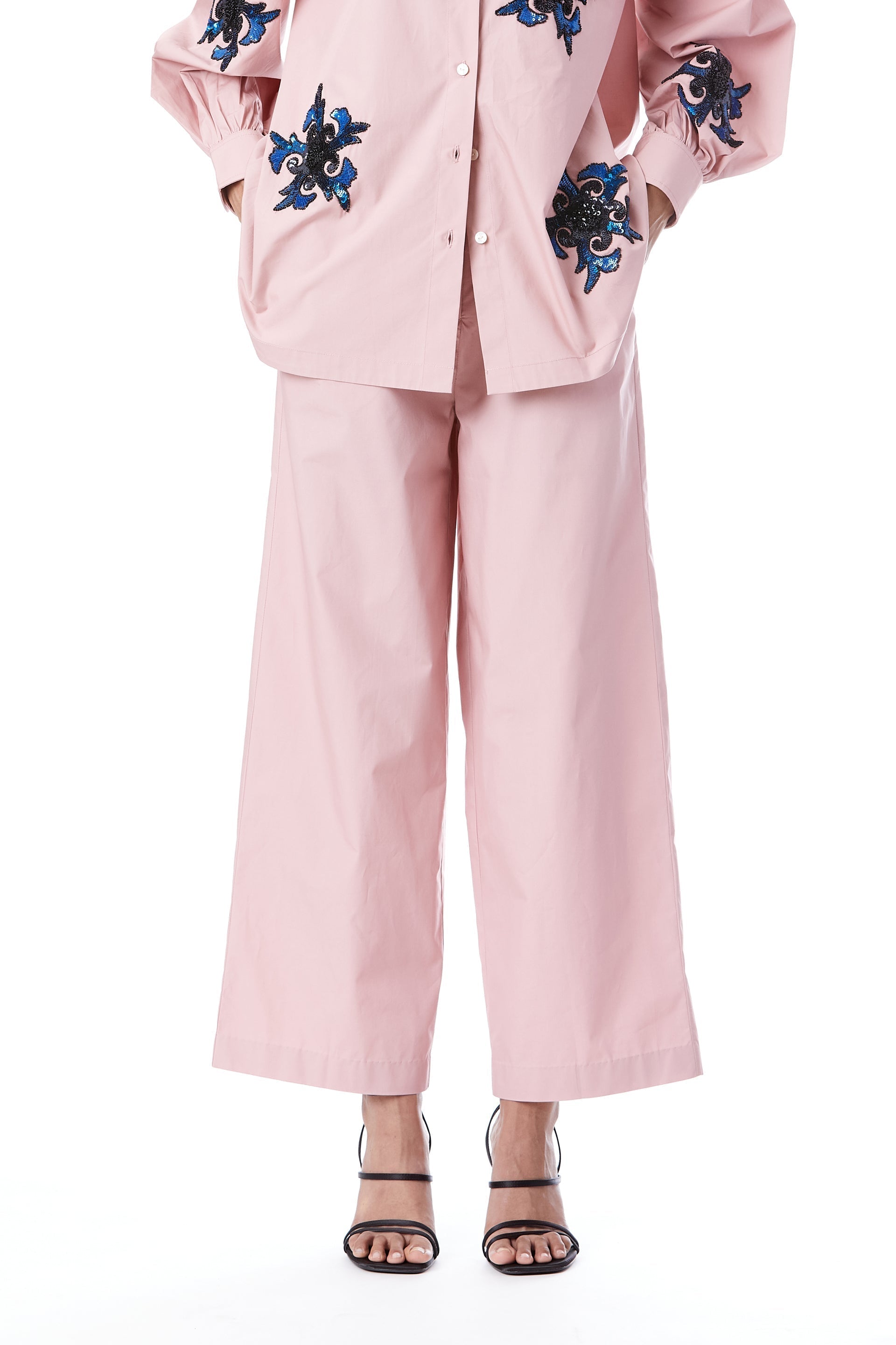Solid Ankle Length Pants - Kanika Goyal Label