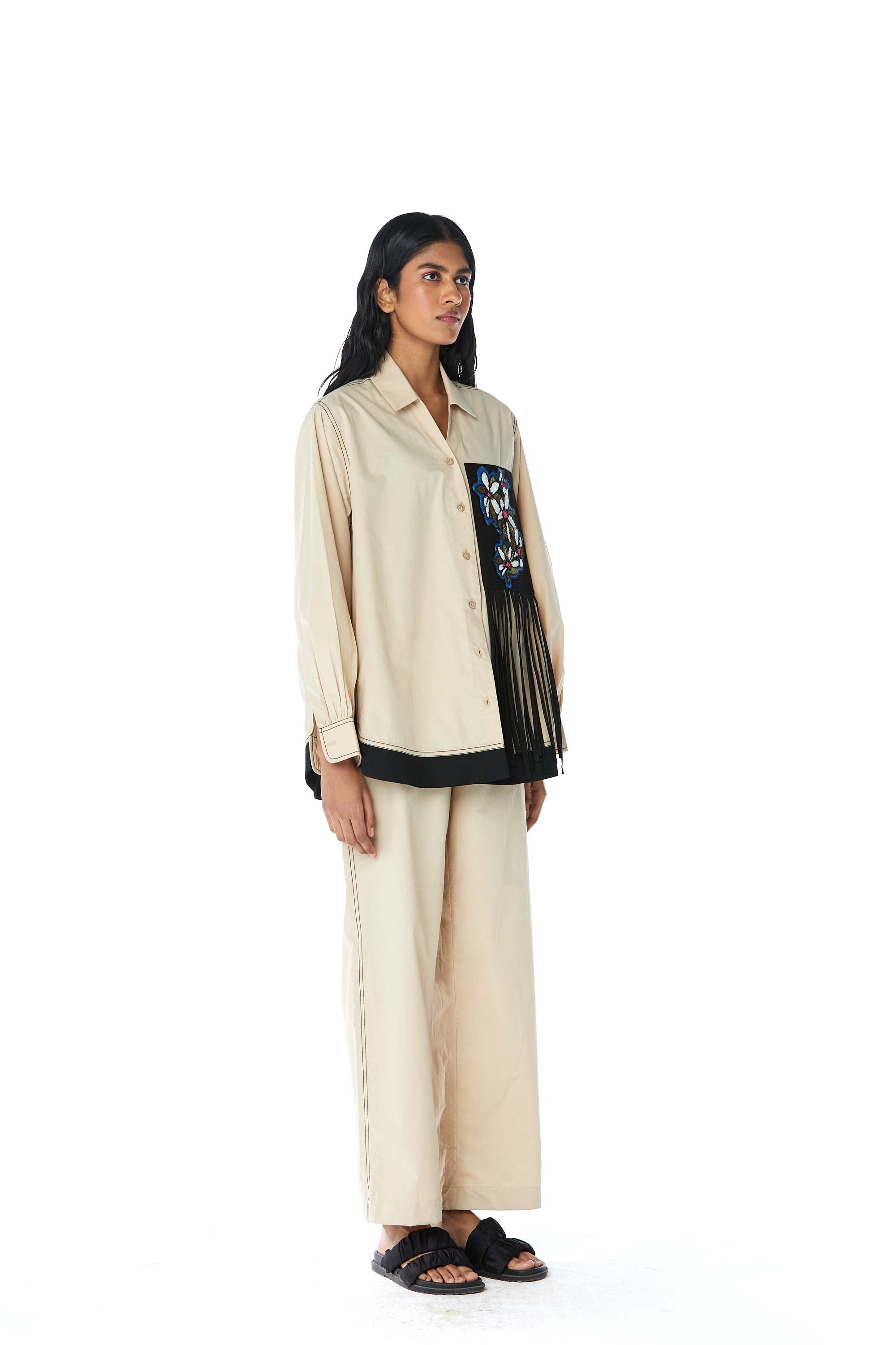 Solid Ankle Length Pants - Kanika Goyal Label