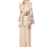 Solid Ankle Length Pants - Kanika Goyal Label
