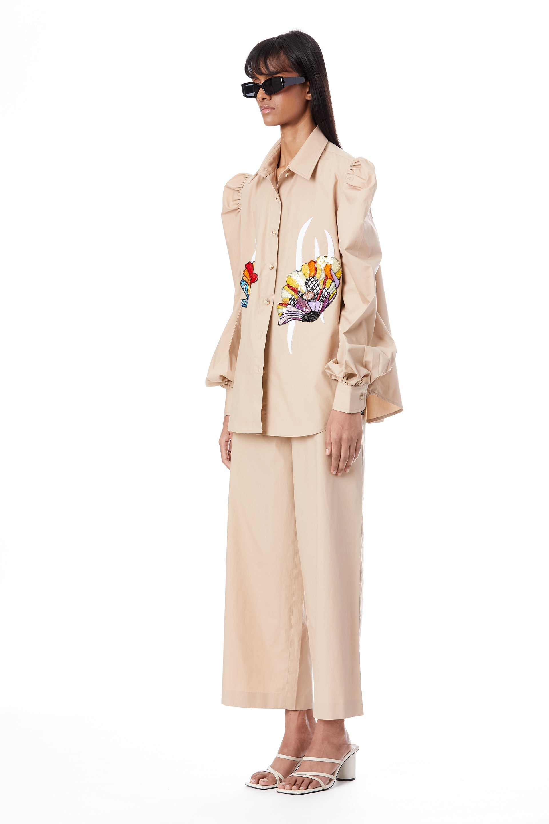 Solid Ankle Length Pants - Kanika Goyal Label