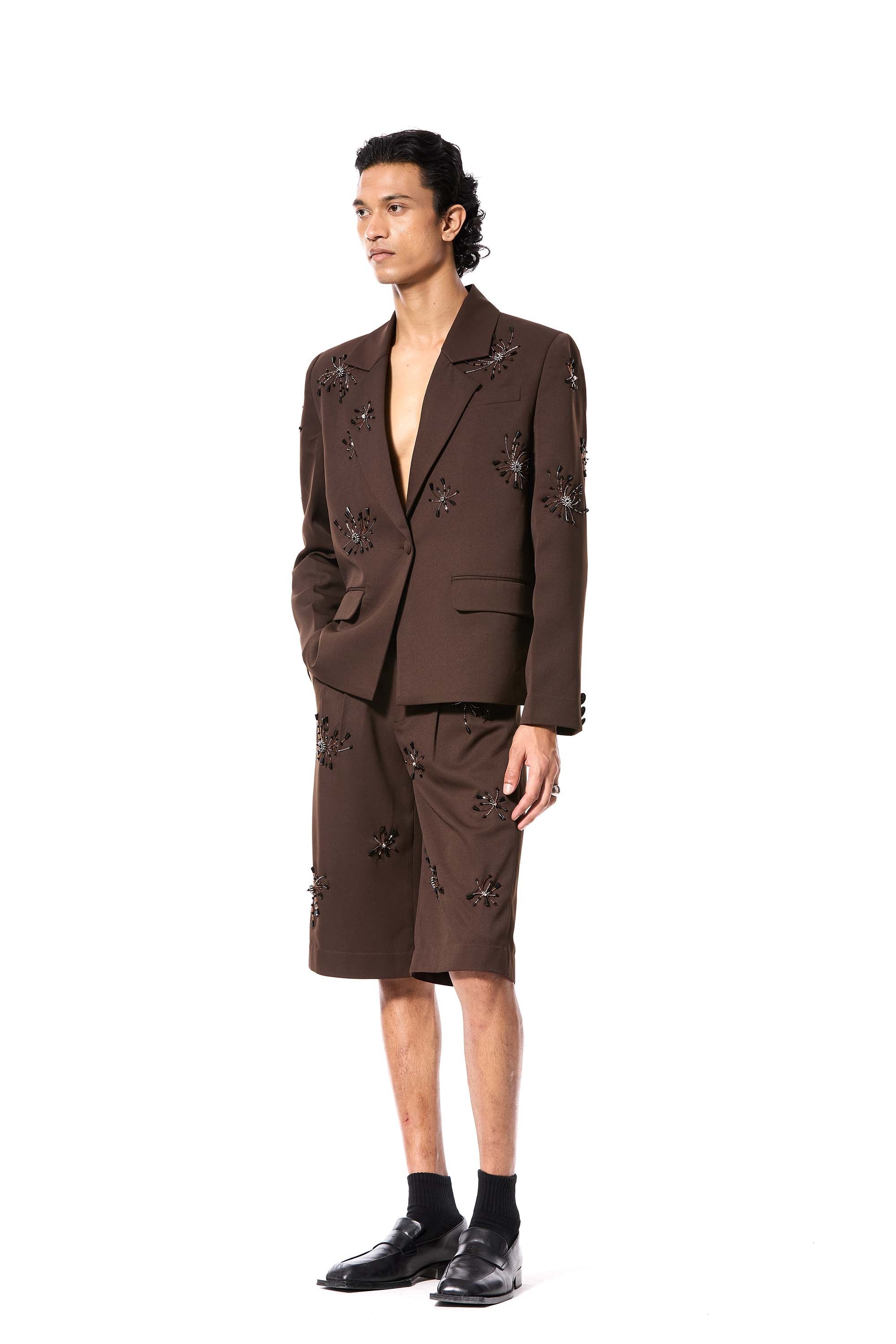 SOLSHADOW' EMBELLISHED BLAZER - Kanika Goyal Label