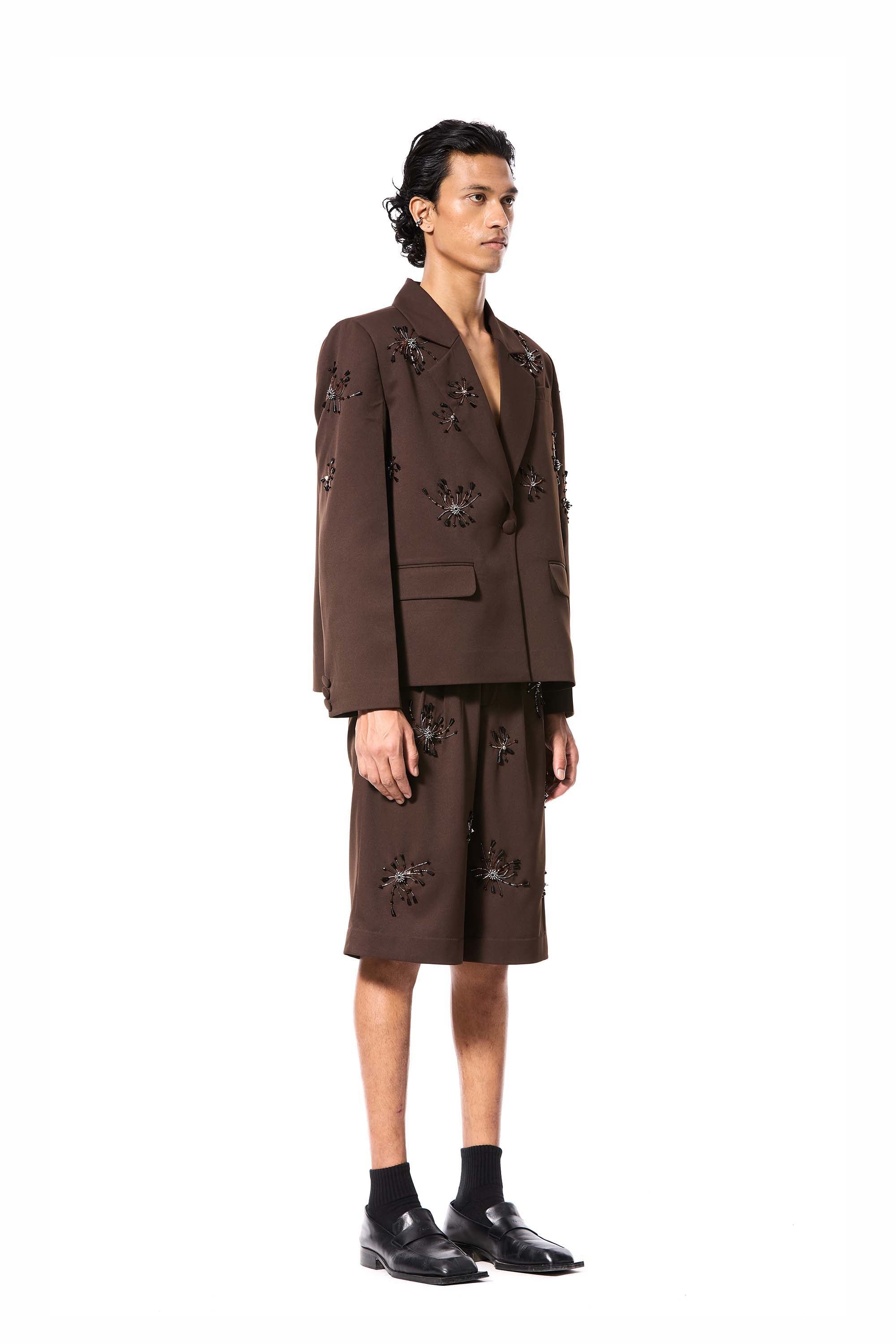 SOLSHADOW' EMBELLISHED BLAZER - Kanika Goyal Label
