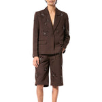 SOLSHADOW' EMBELLISHED BLAZER - Kanika Goyal Label