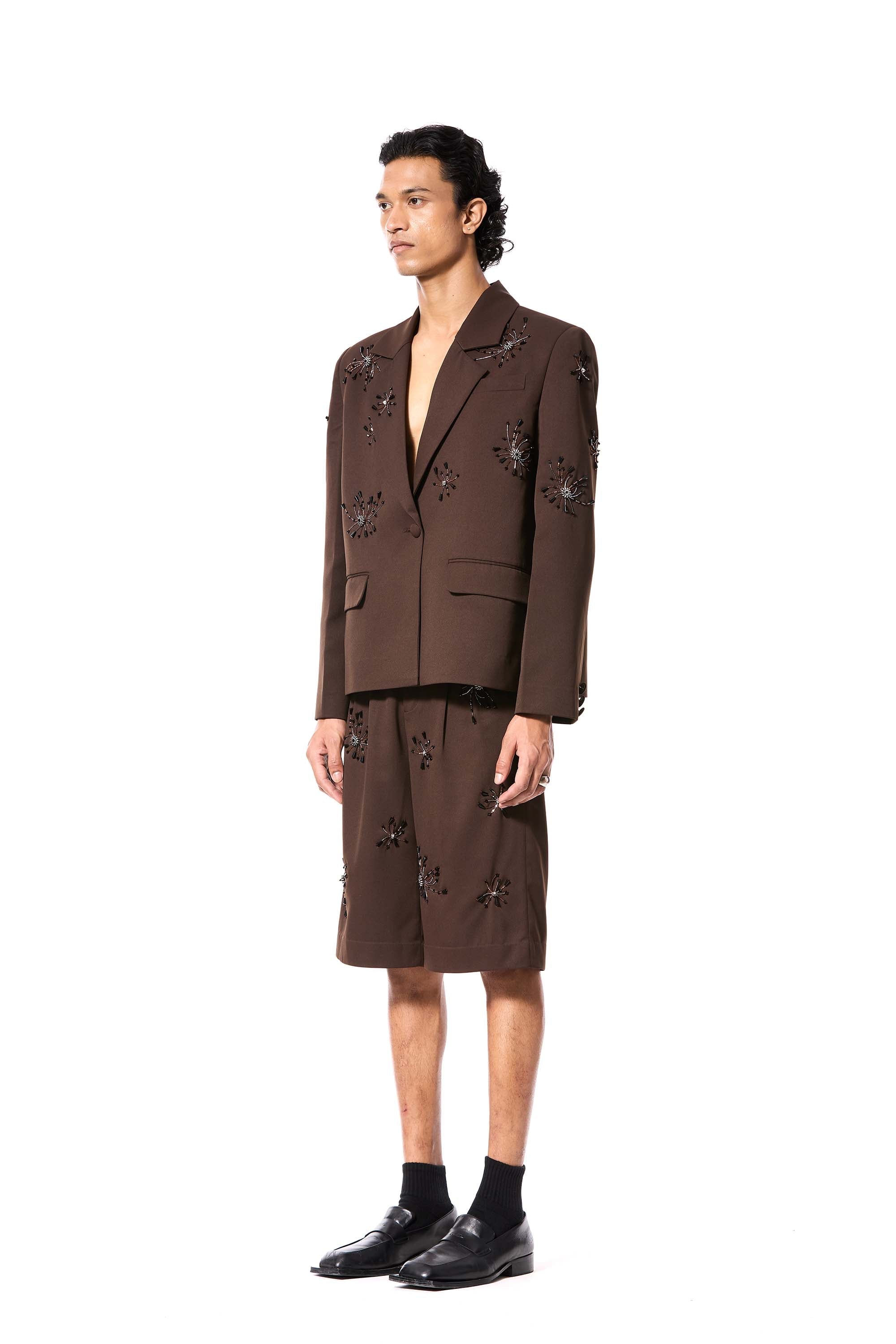 SOLSHADOW' EMBELLISHED BLAZER - Kanika Goyal Label