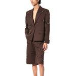SOLSHADOW' EMBELLISHED BLAZER - Kanika Goyal Label