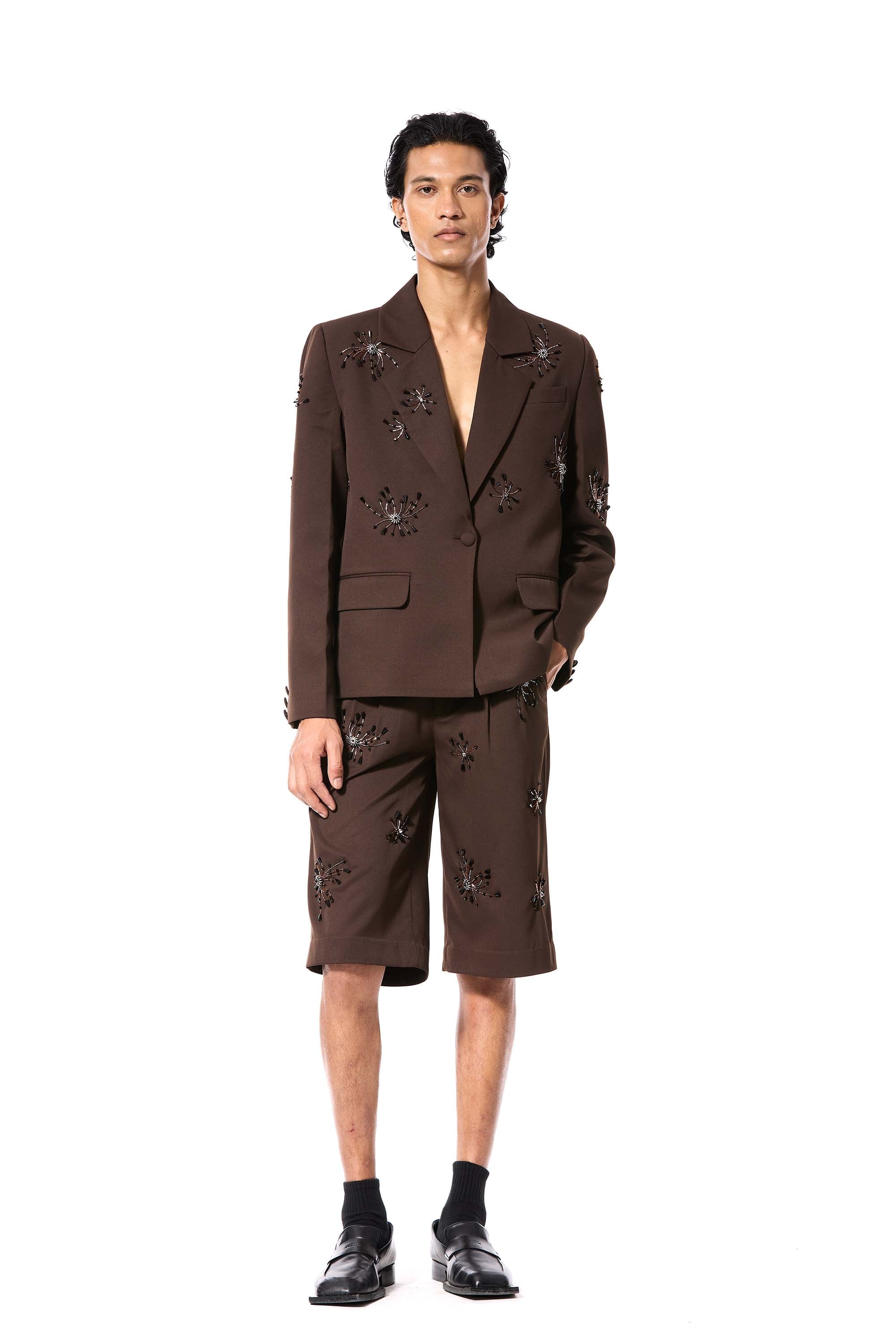 SOLSHADOW' EMBELLISHED BLAZER - Kanika Goyal Label
