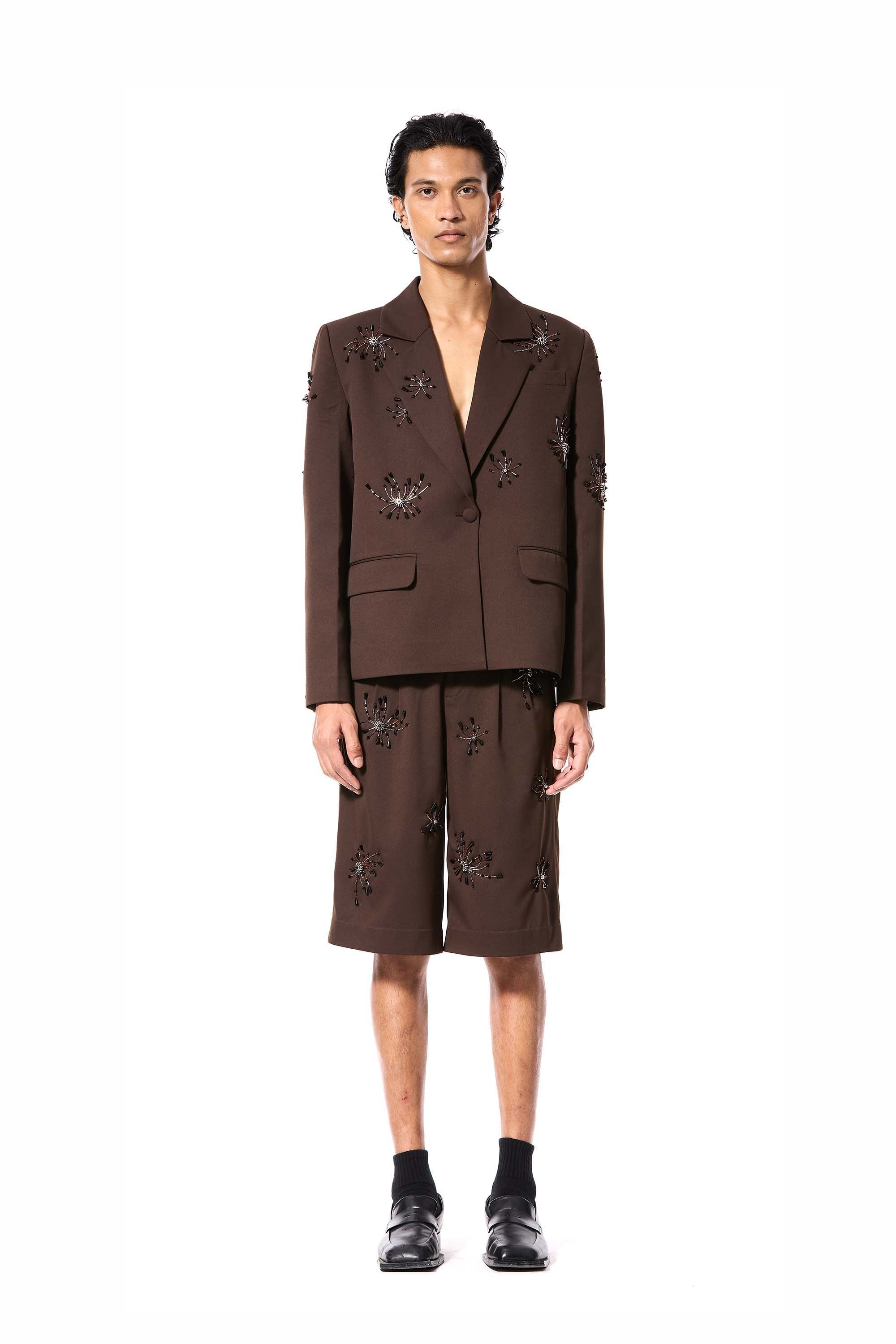 SOLSHADOW' EMBELLISHED BLAZER - Kanika Goyal Label