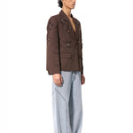SOLSHADOW' EMBELLISHED BLAZER - Kanika Goyal Label