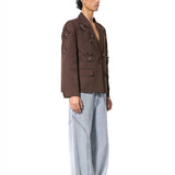 SOLSHADOW' EMBELLISHED BLAZER - Kanika Goyal Label