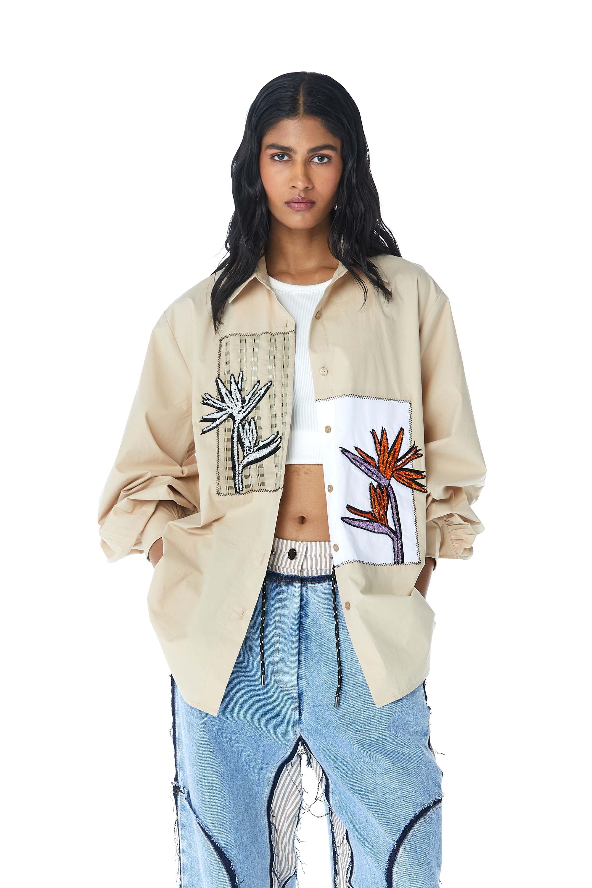 ‘SORA’ Embellished Shirt - Kanika Goyal Label