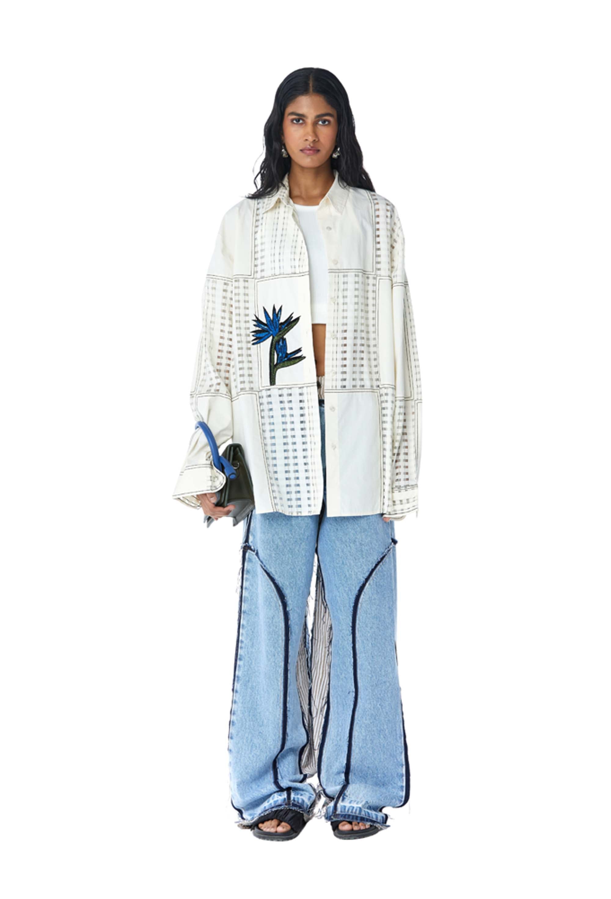 ‘SORA’ Grid - Blocked Shirt - Kanika Goyal Label