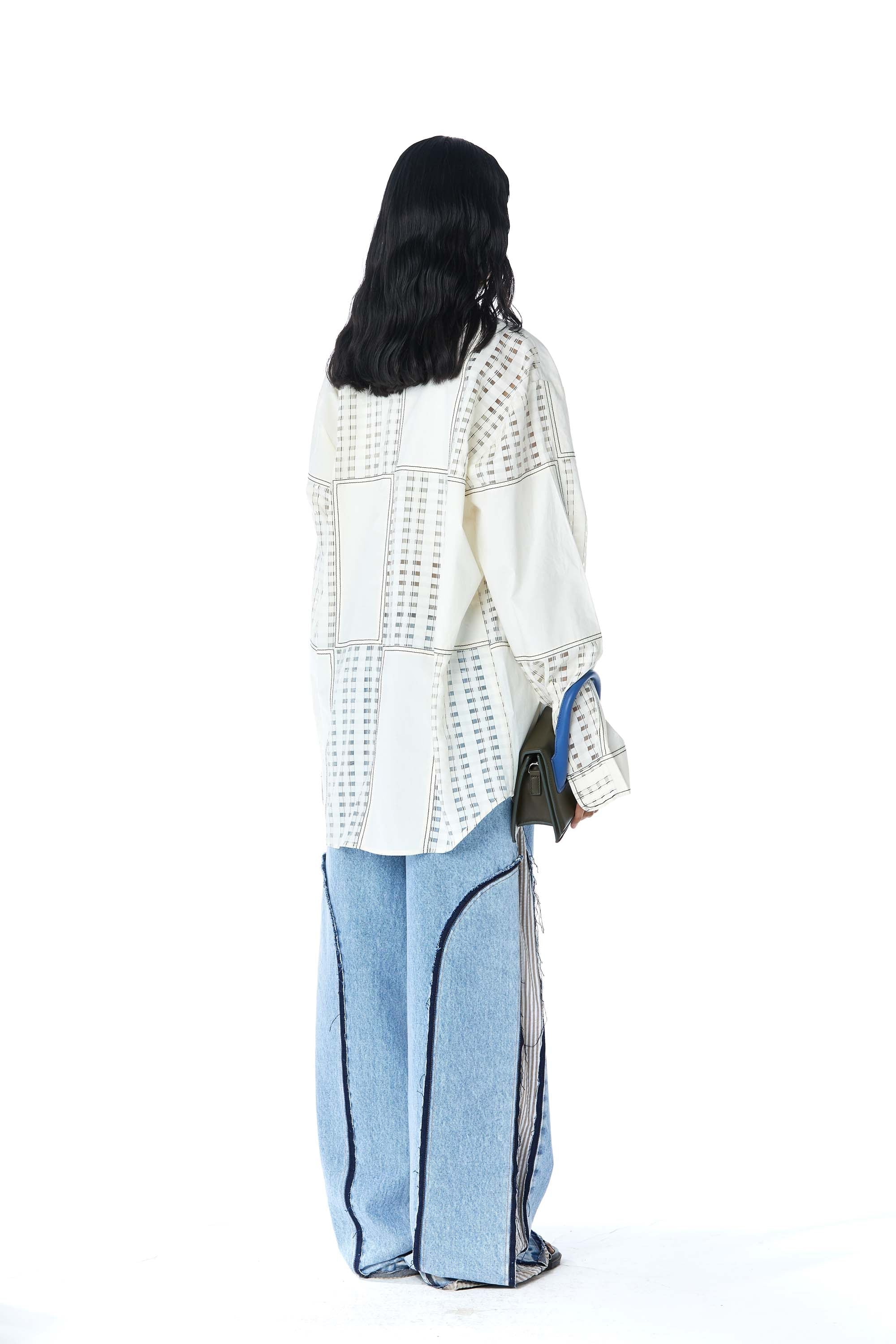 ‘SORA’ Grid - Blocked Shirt - Kanika Goyal Label