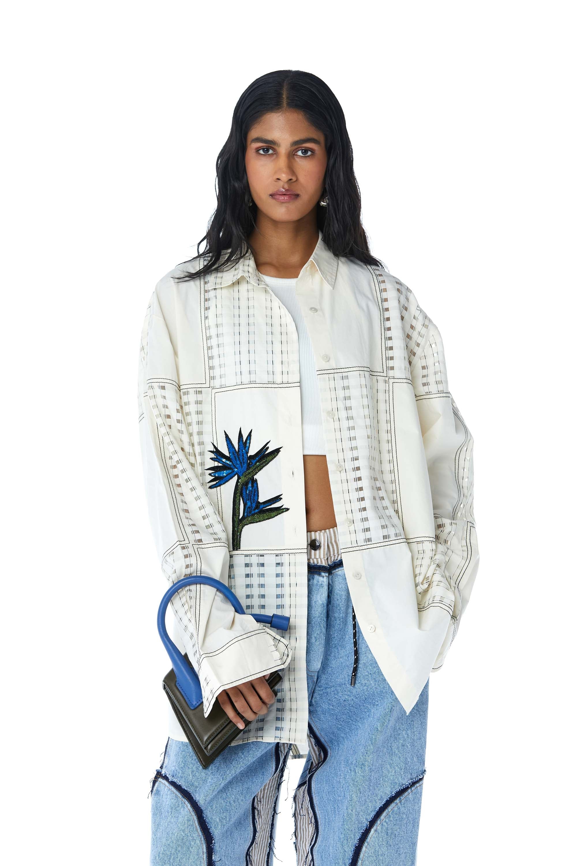 ‘SORA’ Grid - Blocked Shirt - Kanika Goyal Label