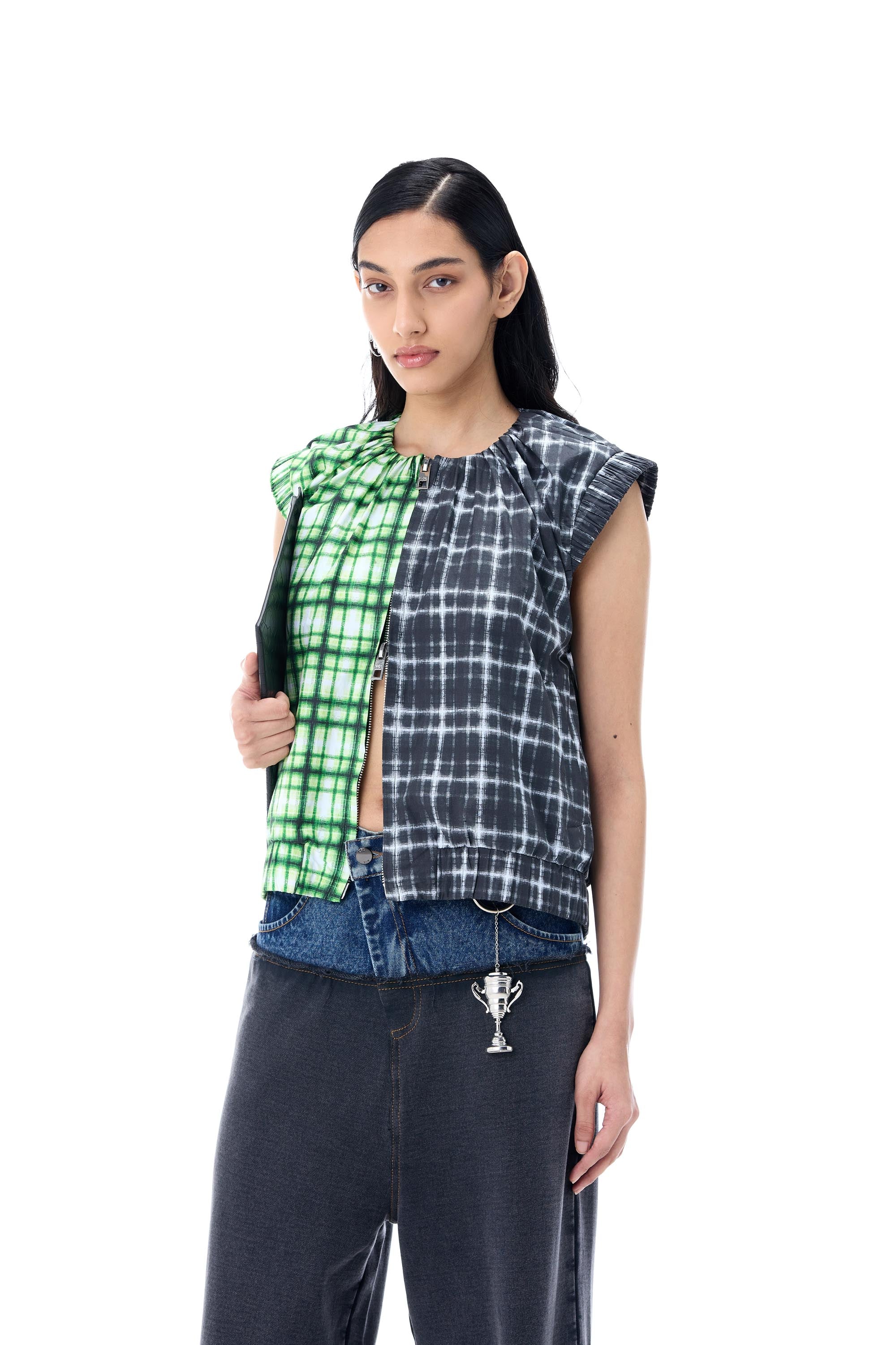 'SPLITCHECK' Gilet - Kanika Goyal Label