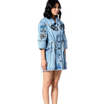 STAR ROOT DENIM DRESS - Kanika Goyal Label