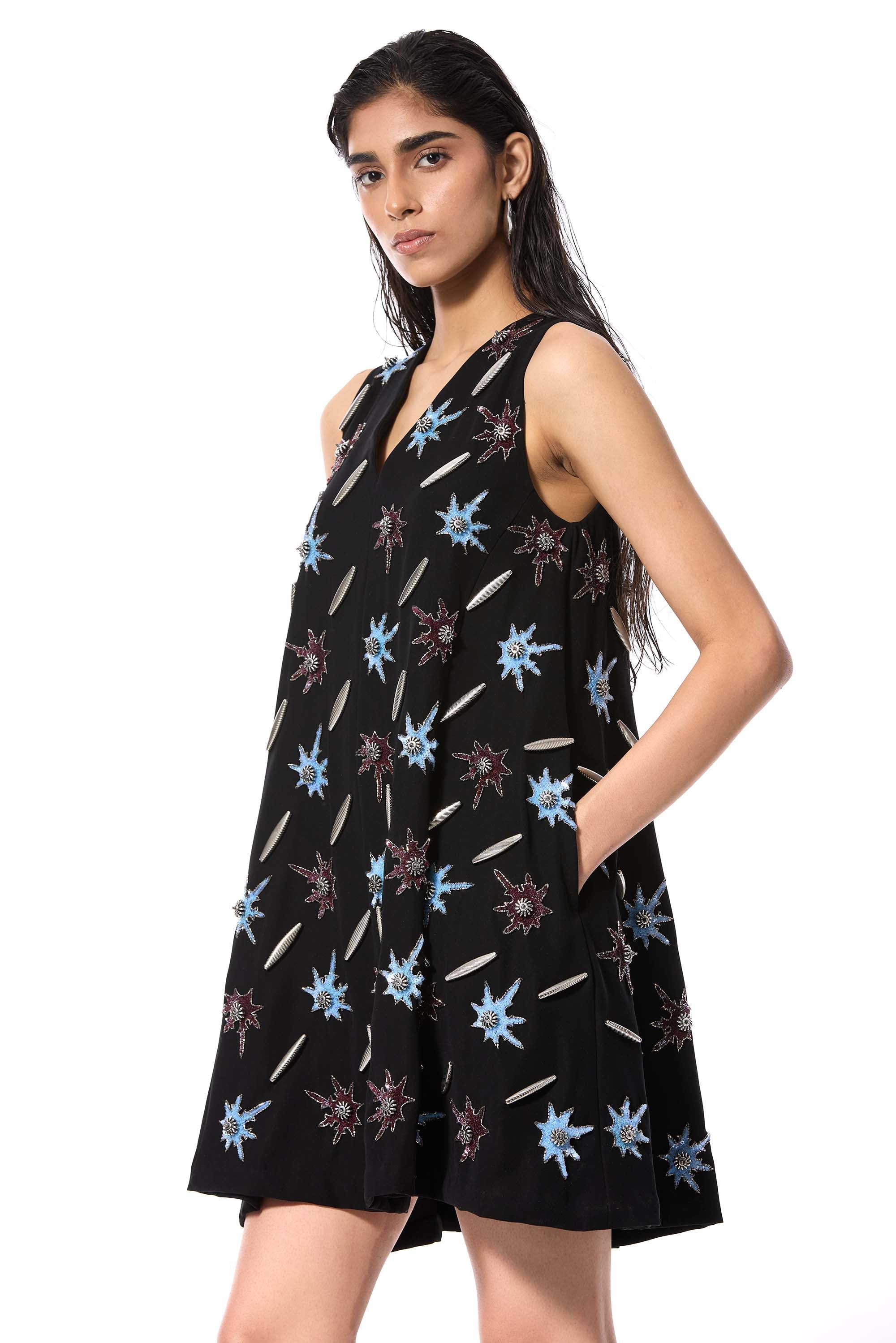 STARLACE' EMBELLISHED DRESS - Kanika Goyal Label