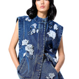 STARVINE' DENIM VEST - Kanika Goyal Label