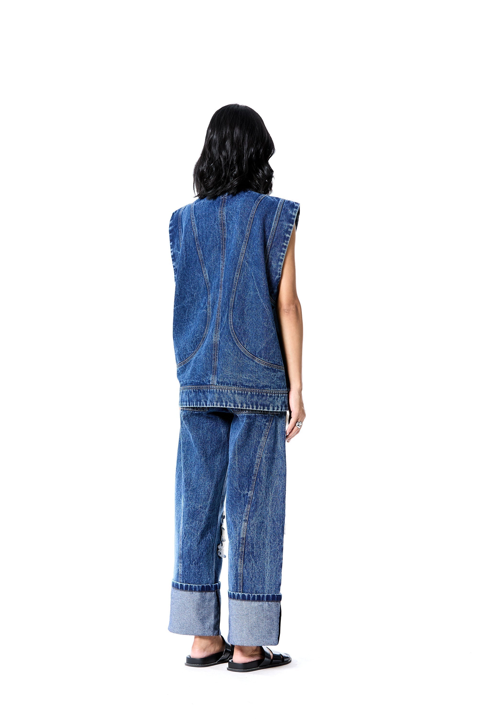 STARVINE' DENIM VEST - Kanika Goyal Label