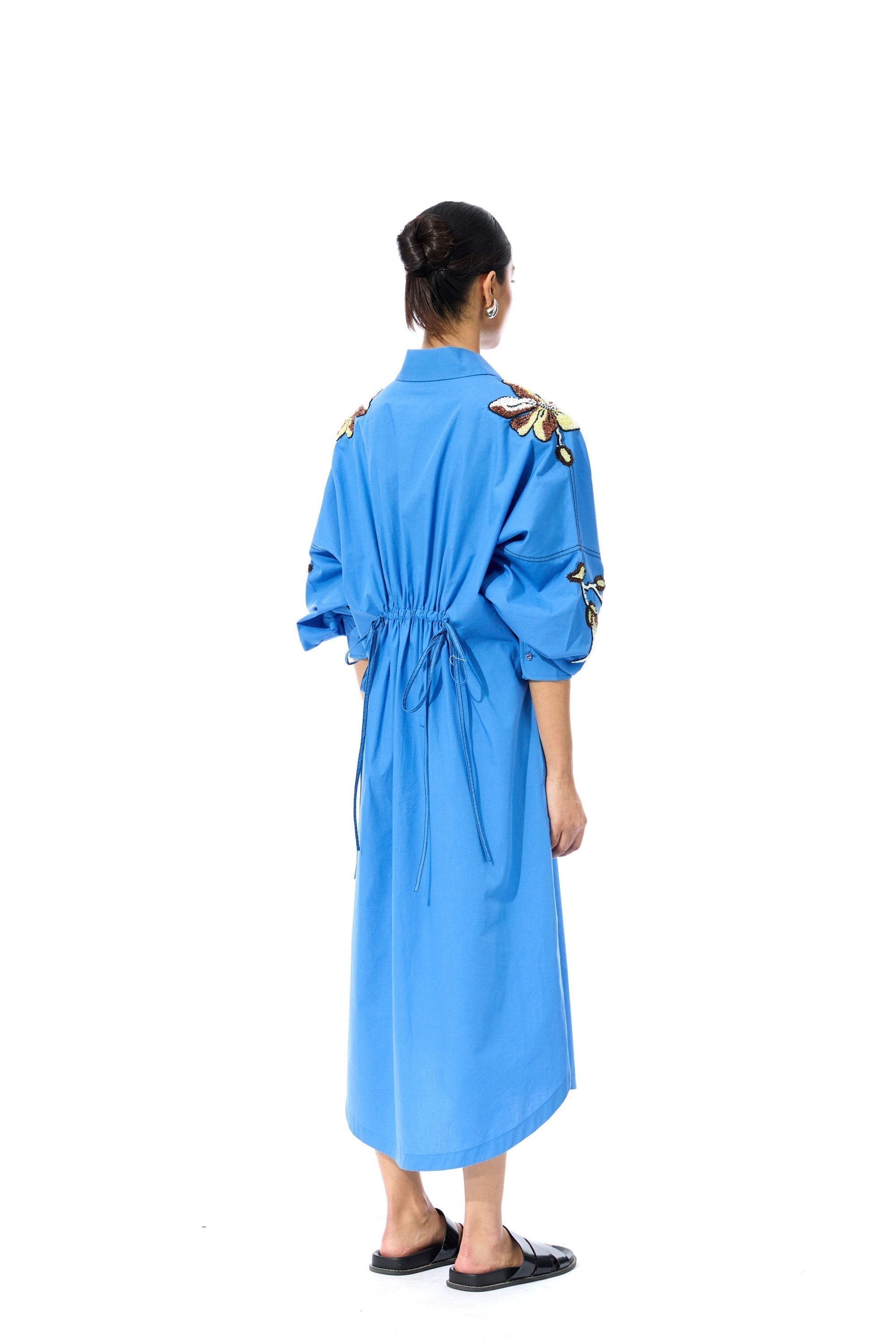 SUNDRIFT BLUE DRESS - Kanika Goyal Label