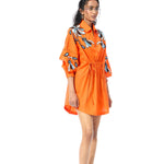 SUNDRIFT ORANGE DRESS - Kanika Goyal Label