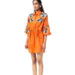 SUNDRIFT ORANGE DRESS - Kanika Goyal Label
