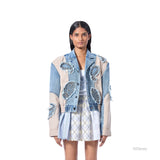 SWIRL PORT' JACKET - Kanika Goyal Label