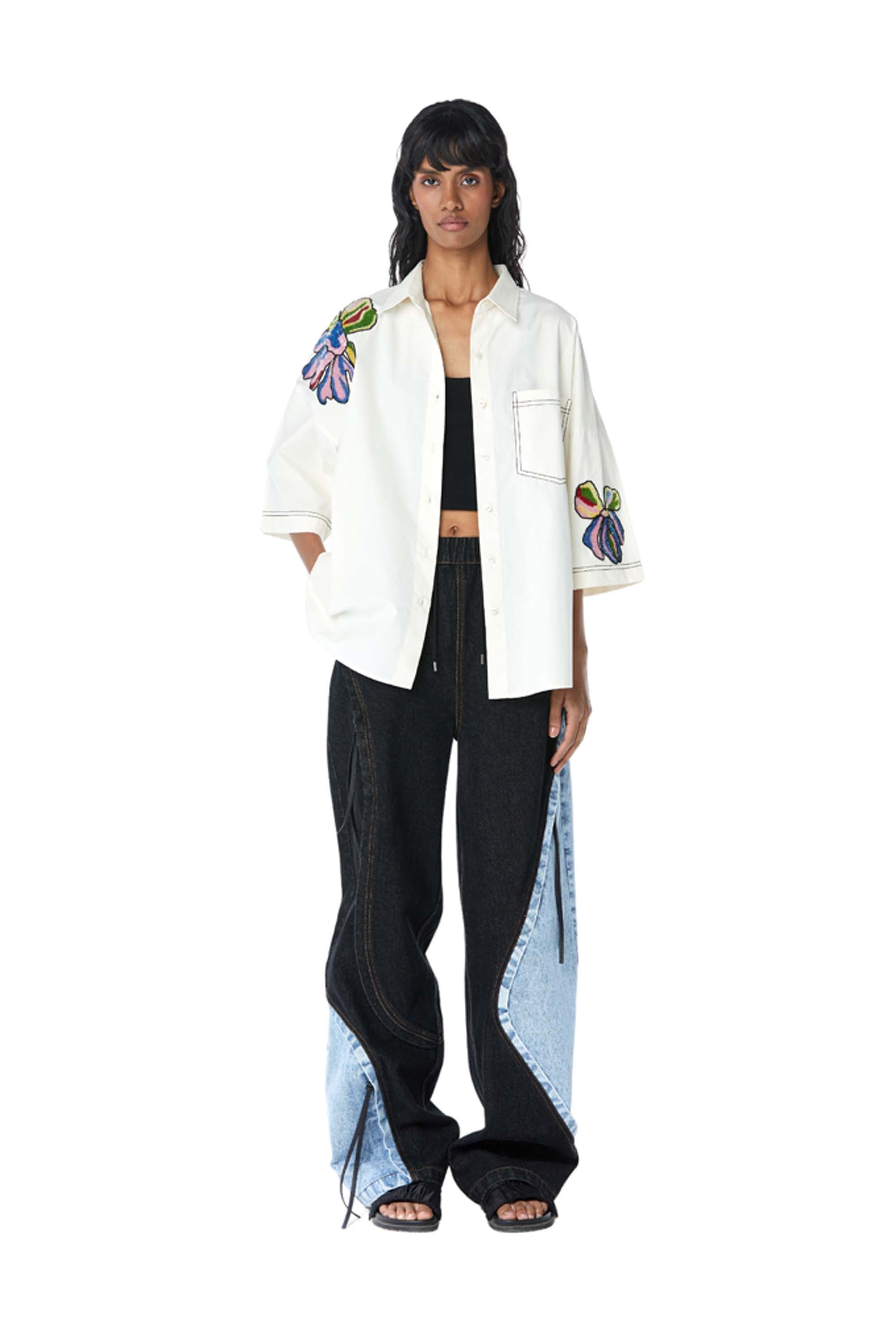TALIA' Embellished Shirt - Kanika Goyal Label