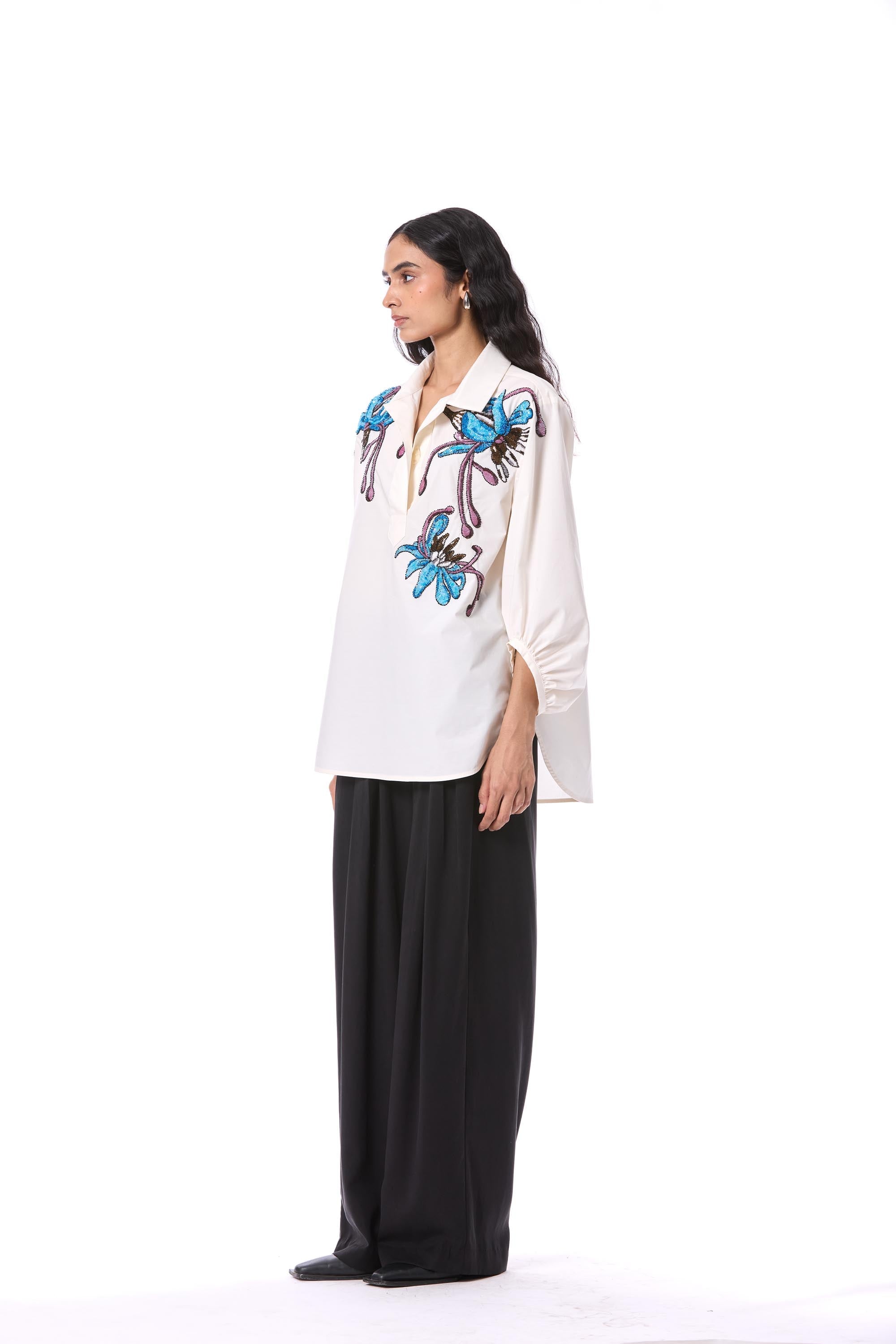 TANSY' EMBELLISHED TOP - Kanika Goyal Label